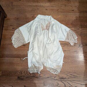 Bridal Robe and Lingerie Set